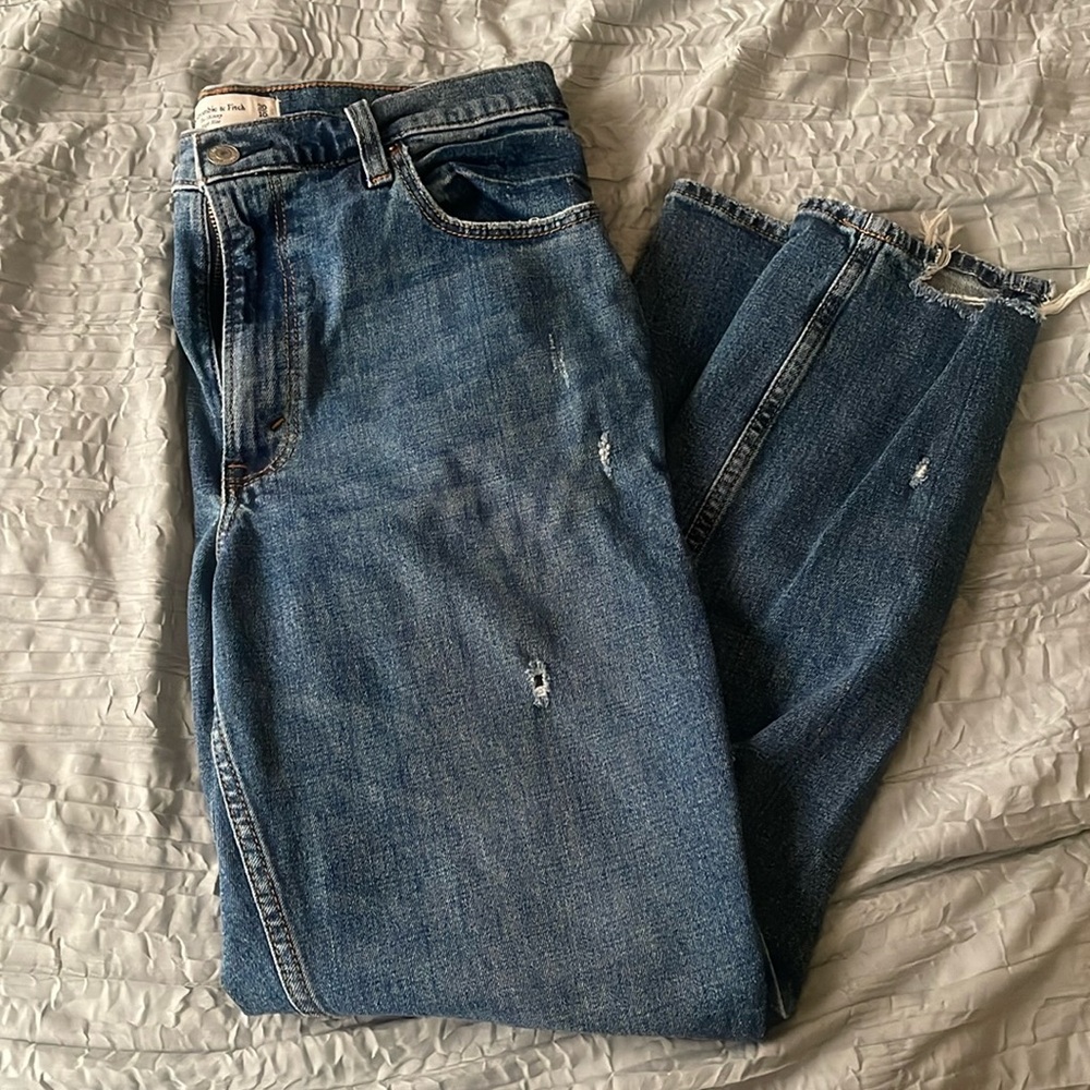 Abercrombie high rise skinny